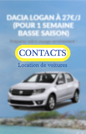 Contact – Location de voiture en Guadeloupe
